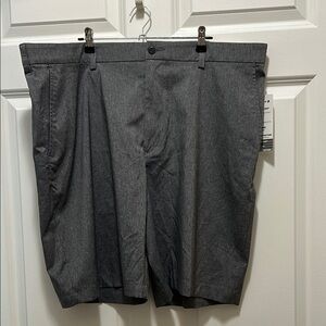 Grand Slam Gray Flat Front Shorts Casual Style